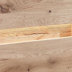 103x152x44 Wildeiche Highboard mit Glaseinsatz - Acmida