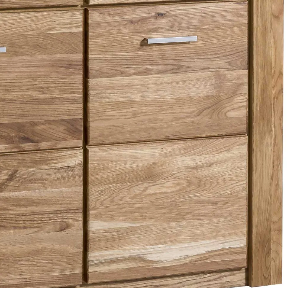 108x140x40 Wildeiche Highboard 4-türig - Maila