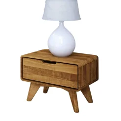 47x33x30 Wildeiche Nachtkommode geölt - Eavy