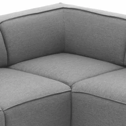 324x70x195 Wohnlandschaft in Hellgrau - Brianco