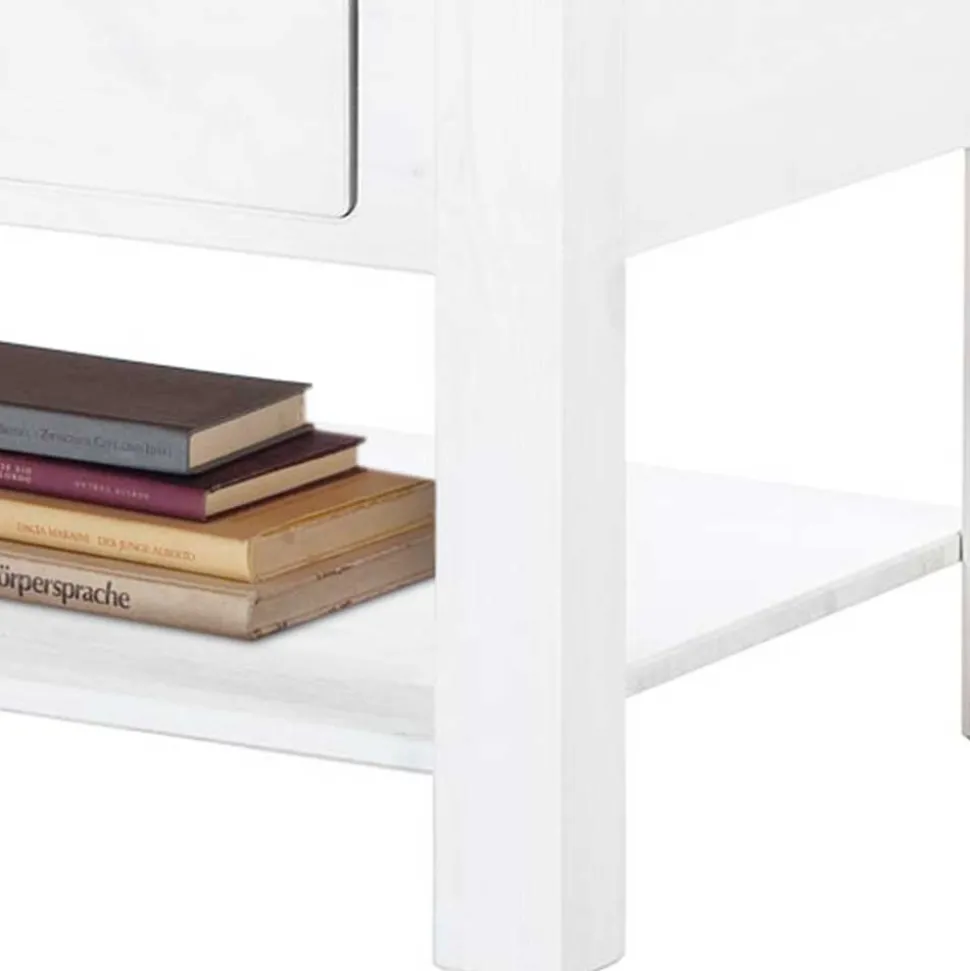 110x45x60 Wohnziimmer Tisch mit zwei Schubladen - Syntia