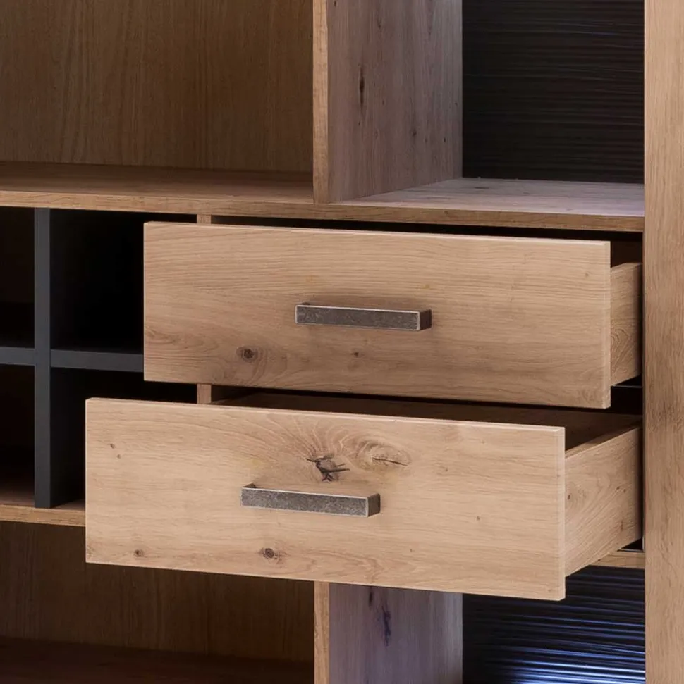 110x211x45 Wohnzimmer Schrank hochwertig - Wykina