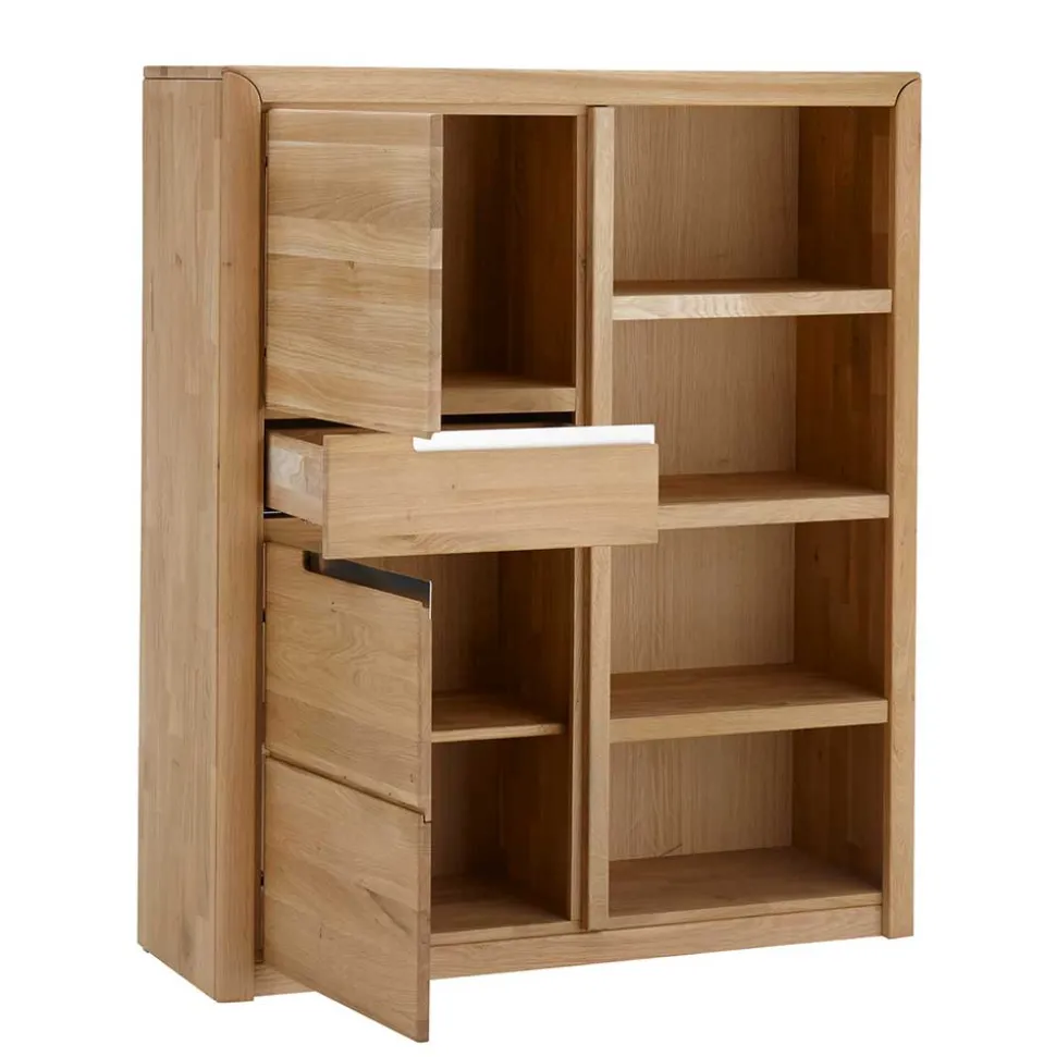114x134x41 Wohnzimmer Schrank mit Regal Teil - Croconia