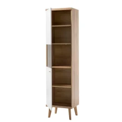 50x197x40 Wohnzimmer Schrank mit Glas - Cablos I