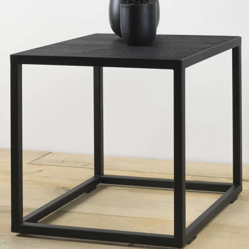 40x40x40 Wohnzimmer Tisch in Schwarz - Vanilla