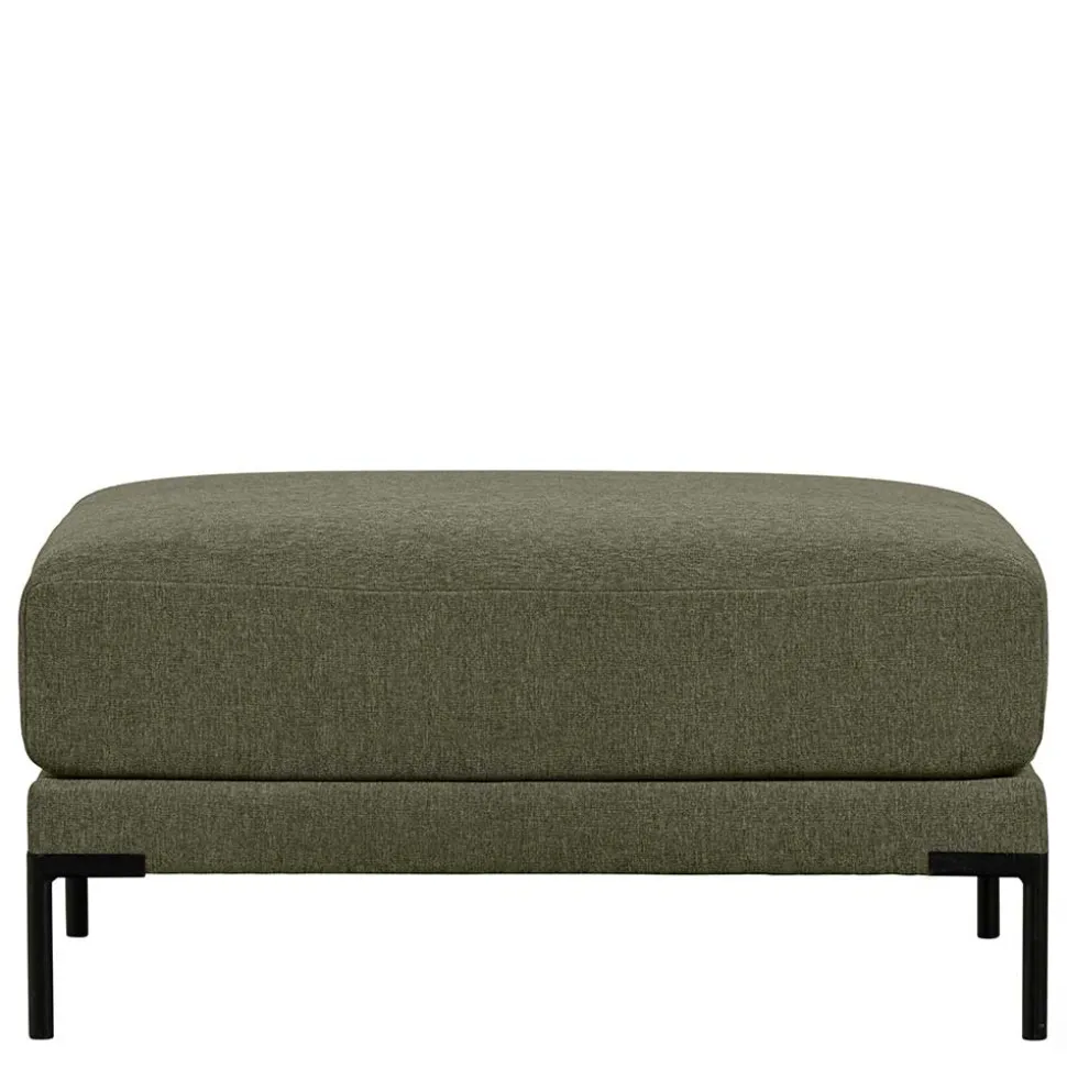 100x44x100 Wohnzimmerhocker in Dunkelgrün - Arraggo