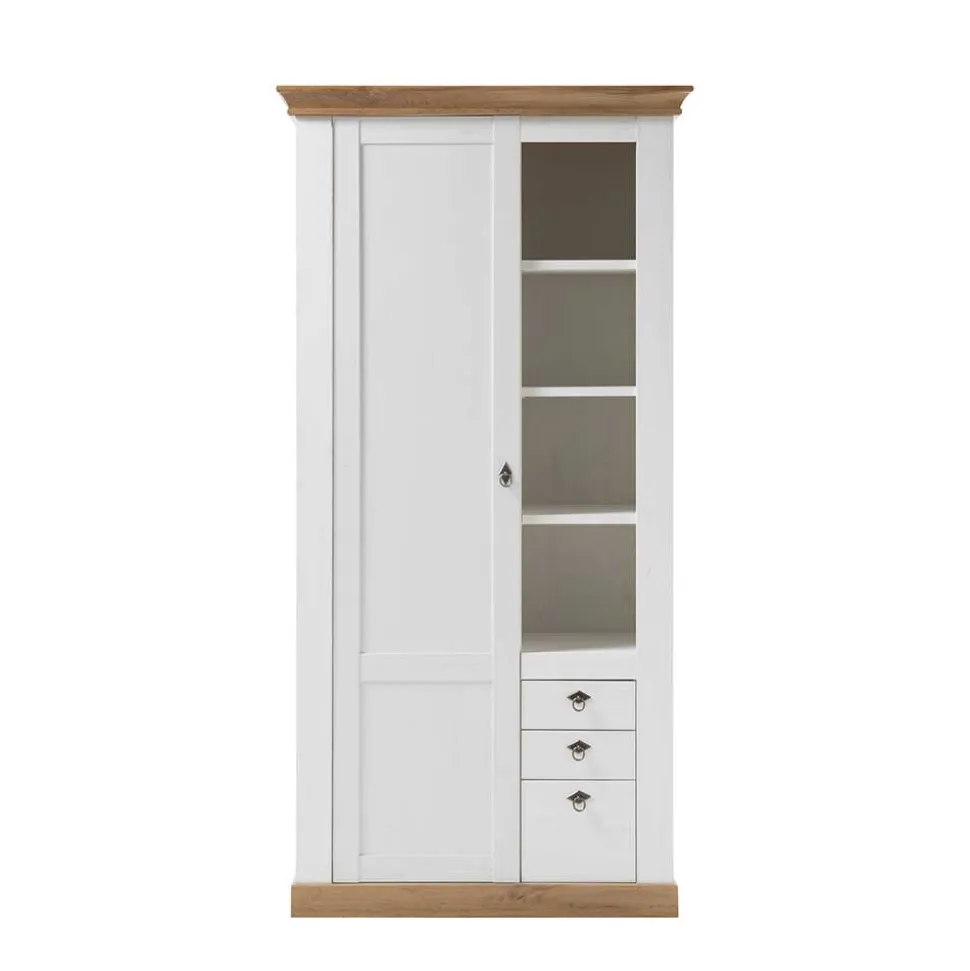 102x204x44 Wohnzimmerschrank zweifarbig - Diatara