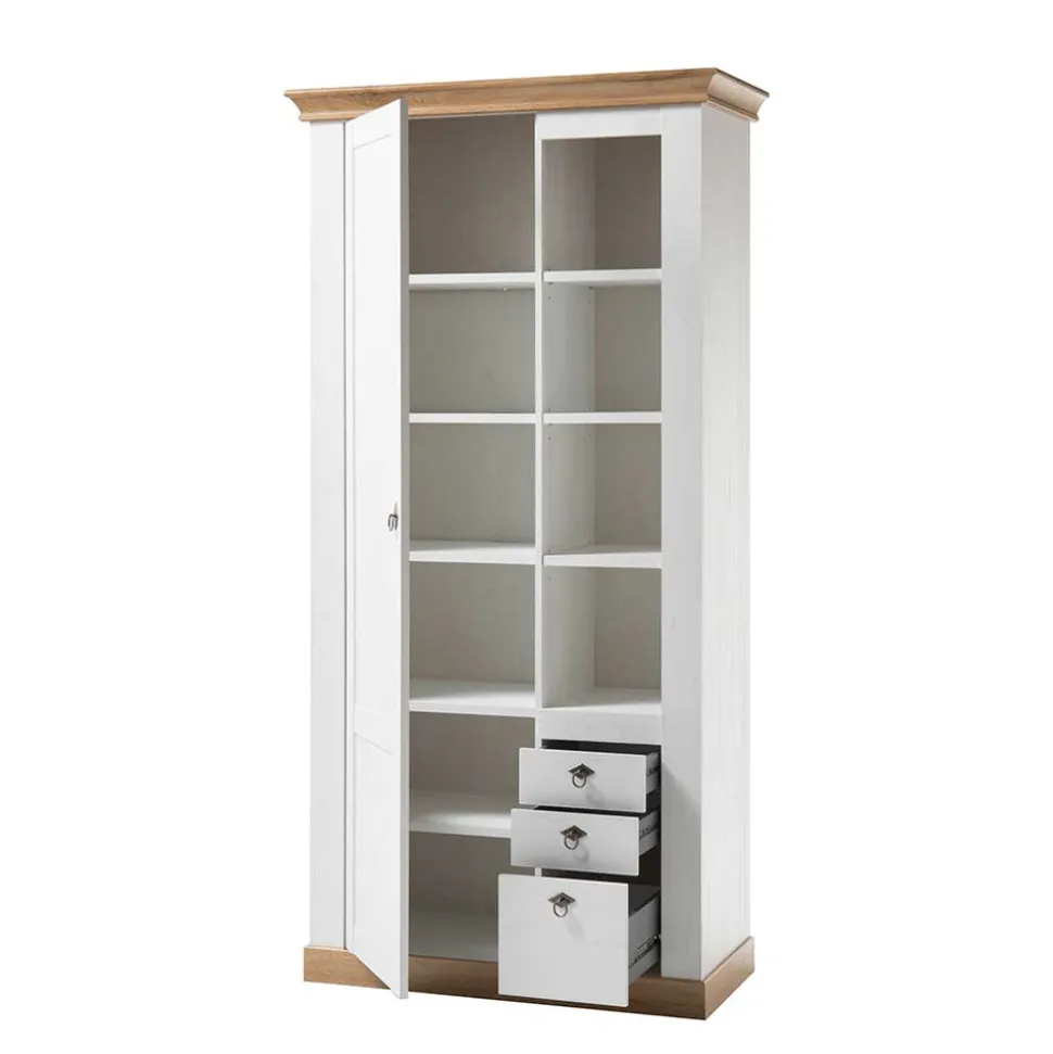 102x204x44 Wohnzimmerschrank zweifarbig - Diatara