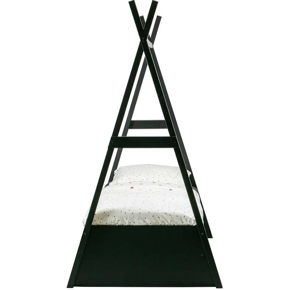 111x209x212 Zelt Kinderbett in Schwarz - Loytina