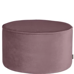 60x36x60 Zylinderförmiger Hocker aus Samt - Jowella