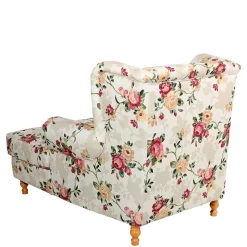 XXL Landhaus Sessel mit Rosen Muster - Gelvino