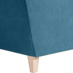 XXL Sessel in Petrol Blau & Buche Natur - Mexica