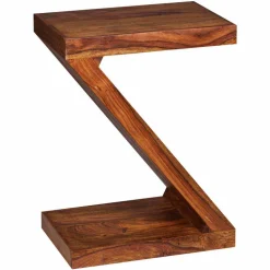Z-Design Beistelltisch Hoslo aus Holz mit Klarlack