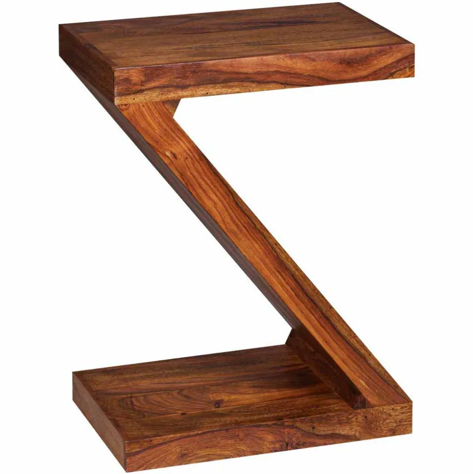 Z-Design Beistelltisch Hoslo aus Holz mit Klarlack