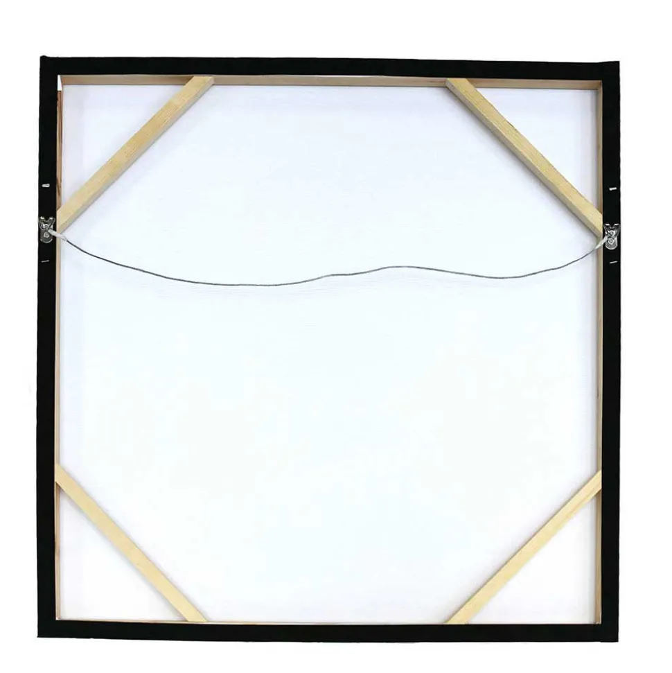 Zebra Wandbild in Rot Schwarz - Huvina