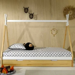 Zeltbett mit Schublade für Kinder - Shower