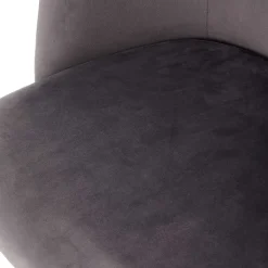 Zwei Esstischstühle in Grau Samt - Antonio (2er Set)