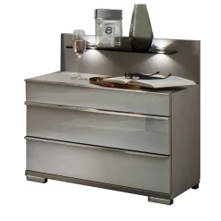 Zwei Nachtkommoden mit Wandpaneel - Tumiva (2er Set)