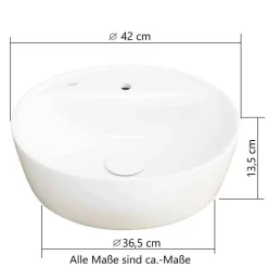 Zweifach-Waschtisch und Spiegelschrank - Crystoga (zweiteilig)