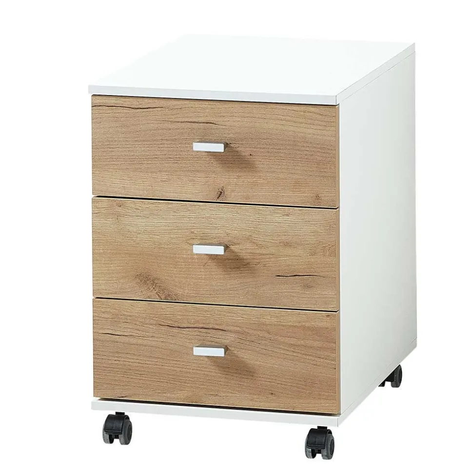 Zweifarbige Büromöbel Kombination - Situatica (fünfteilig)