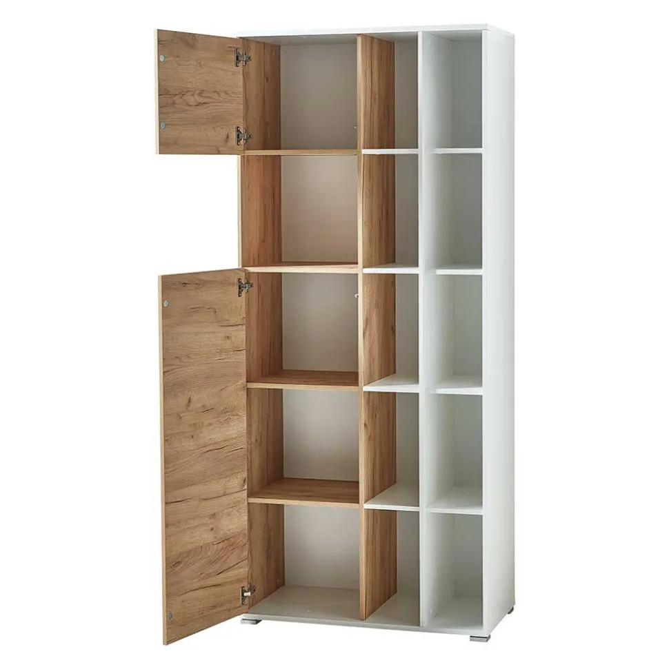 Zweifarbige Büromöbel Kombination - Situatica (fünfteilig)