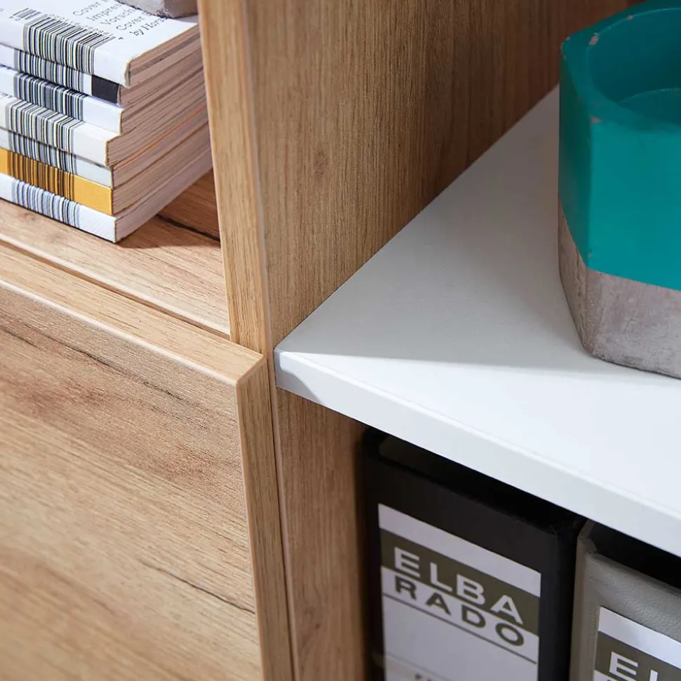 Zweifarbige Büromöbel Kombination - Situatica (fünfteilig)