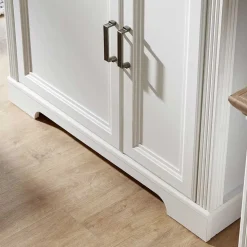 Zweifarbige Wohnmöbel Kombi in Weiß - Sinolita (dreiteilig)