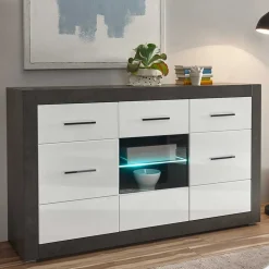 Zweifarbige Wohnzimmer Möbel Set - Istensa (sechsteilig)