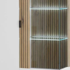 Zweifarbige Wohnzimmervitrine modern - Nenaloro