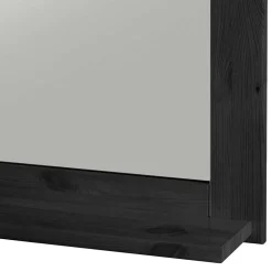 Zweifarbiger Spiegel in Schwarz & Kiefer Laugenfarben - Strada