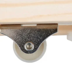 Zweifarbiges Landhaus Bett aus Holz - Beapta