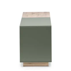 Zweifarbiges TV Board mit Gerätefach - Ajevos