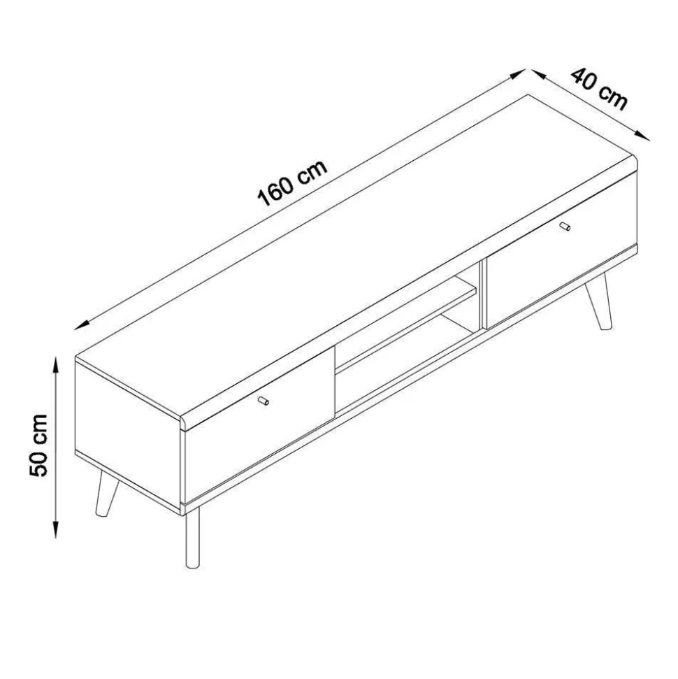 Zweifarbiges Wohnzimmer Möbel Set - Cablos (sechsteilig)