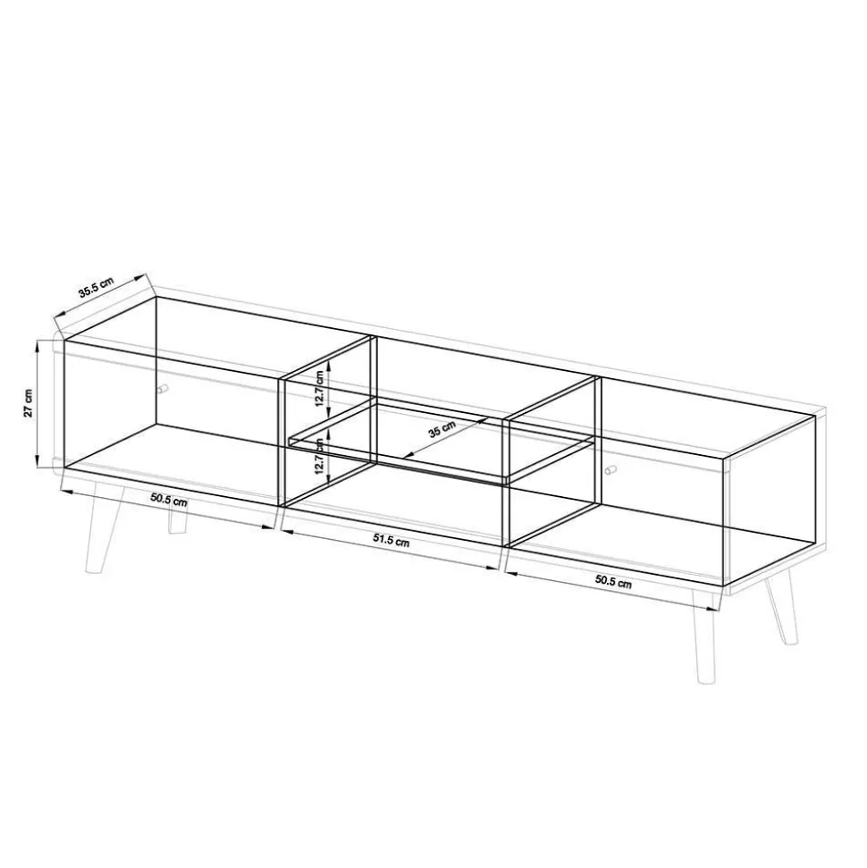 Zweifarbiges Wohnzimmer Möbel Set - Cablos (sechsteilig)