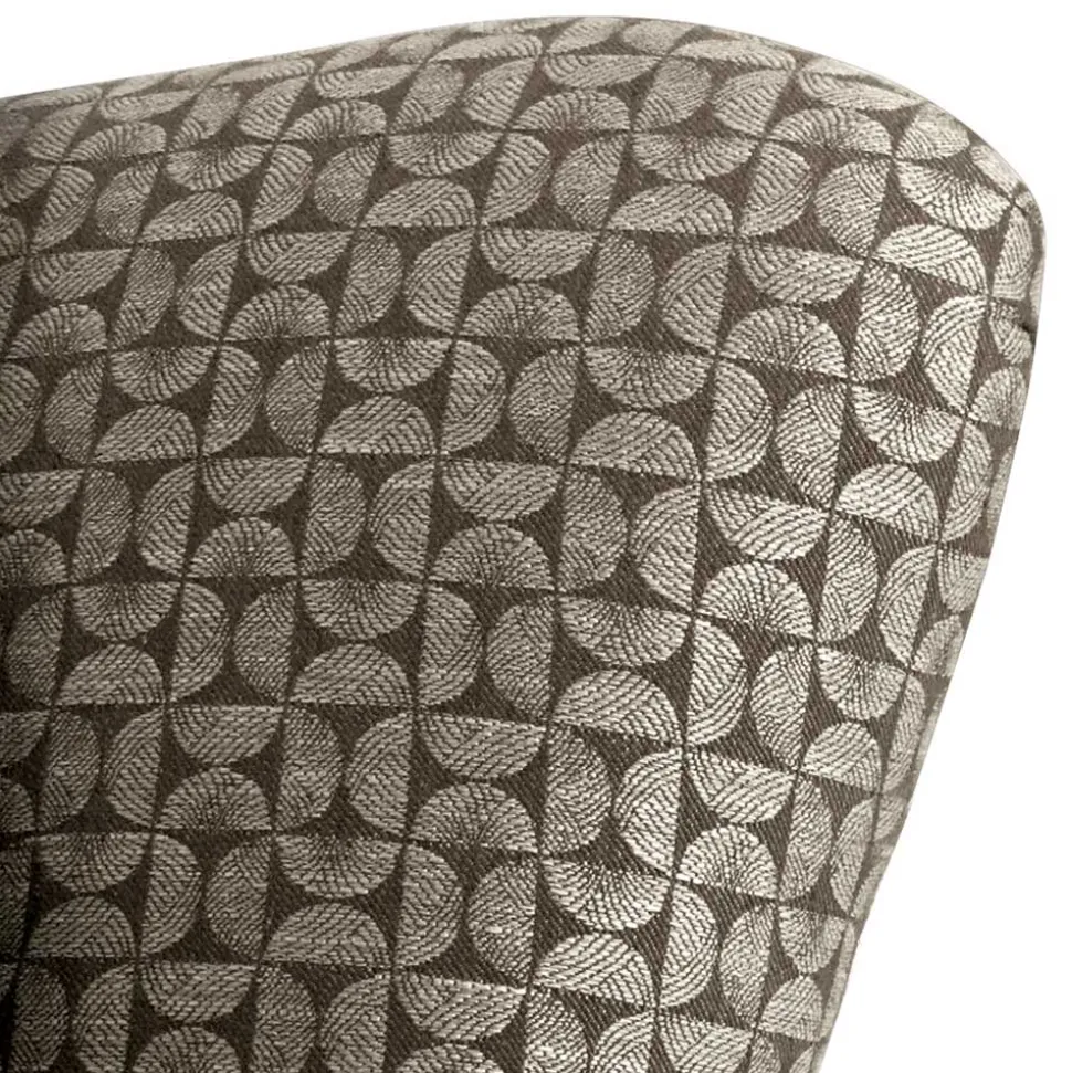 Zweisitzer Designsofa in Beige Braun gemustert - Regiovs