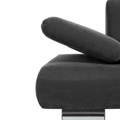 Zweisitzer Sofa aus Velours Anthrazit - Venezia